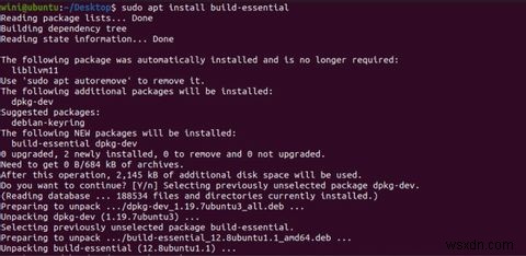 วิธีแก้ไขยี่ห้อ:ไม่พบคำสั่ง Error ใน Ubuntu 