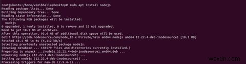 เรียนรู้วิธีติดตั้ง Npm และ Node.js บน Ubuntu 