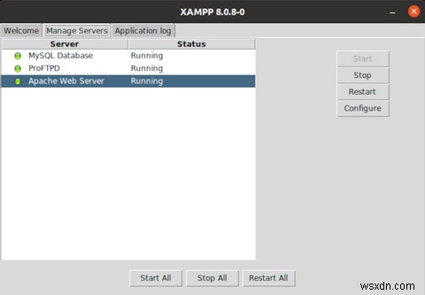 วิธีการตั้งค่าสภาพแวดล้อมของหลอดไฟด้วย XAMPP บน Ubuntu Linux 