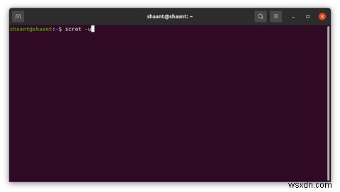 วิธีการติดตั้ง scrot และจับภาพหน้าจอบน Ubuntu 