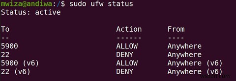 วิธีกำหนดค่าไฟร์วอลล์ใน Ubuntu ด้วย UFW 