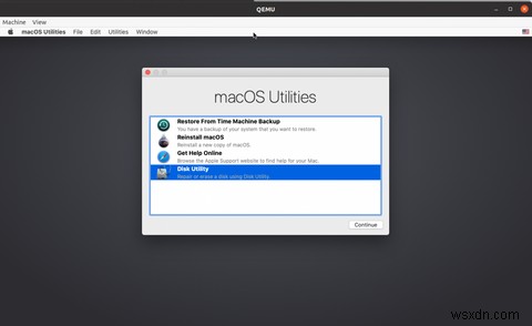 วิธีการติดตั้ง macOS ในเครื่องเสมือนบน Ubuntu Linux 