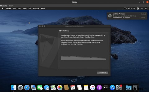 วิธีการติดตั้ง macOS ในเครื่องเสมือนบน Ubuntu Linux 
