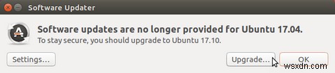 วิธีอัปเกรดเป็น Ubuntu 17.10 จากรุ่นก่อนหน้า 