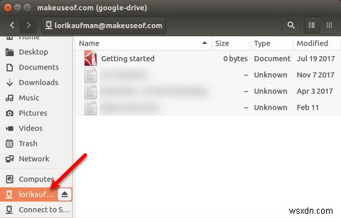 วิธีเข้าถึงบัญชี Google Drive ของคุณบน Ubuntu 