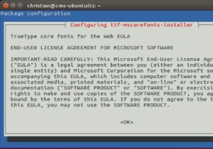 วิธีการติดตั้ง Microsoft Text Fonts ใน Ubuntu Linux 