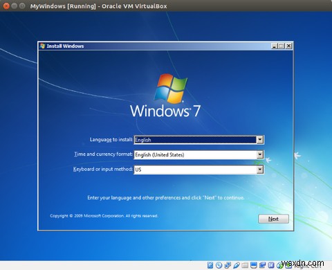 วิธีการตั้งค่า Windows Virtual Machine ใน Linux 