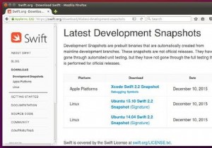 วิธีเริ่มเขียนโปรแกรมใน Swift บน Ubuntu 