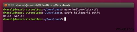 วิธีเริ่มเขียนโปรแกรมใน Swift บน Ubuntu 