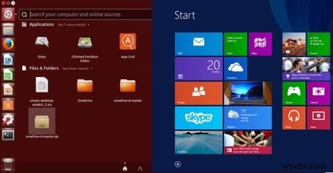 Unity vs. Modern UI:คุณควรเลือก Ubuntu หรือ Windows 8 หรือไม่? 
