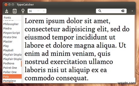 ติดตั้งแบบอักษรเว็บของ Google อย่างรวดเร็วบนคอมพิวเตอร์ Linux ของคุณ 