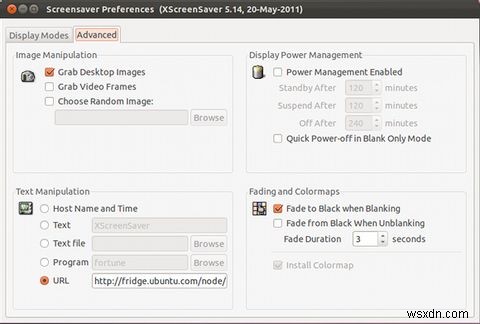 วิธีเปลี่ยนสกรีนเซฟเวอร์บน Ubuntu 11.10 