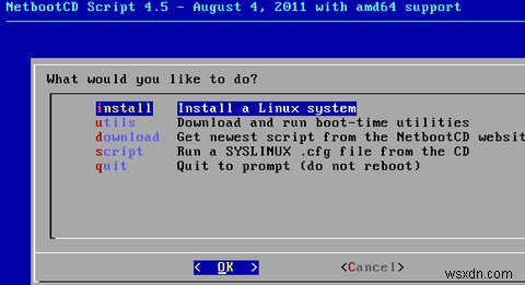NetbootCD:ติดตั้ง Ubuntu, Fedora, Debian &More จาก One CD [Linux] 