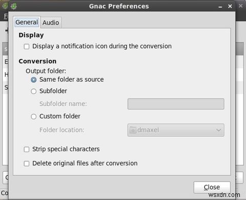 วิธีการแปลงและแยกเสียงจากไฟล์วิดีโอด้วย Gnac [Linux] 