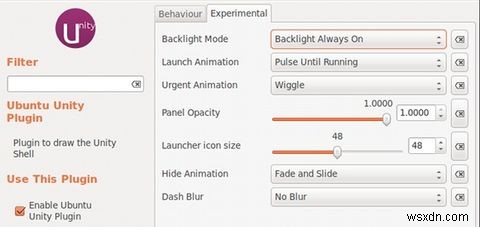 วิธีเปลี่ยนการตั้งค่าของ Ubuntu Unity ด้วย CompizConfig Settings Manager 