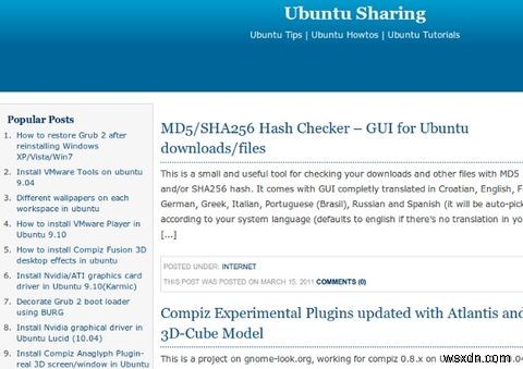 6 ไซต์ที่มีประโยชน์ในการเรียนรู้ Ubuntu Tweaks &Tricks ใหม่ 