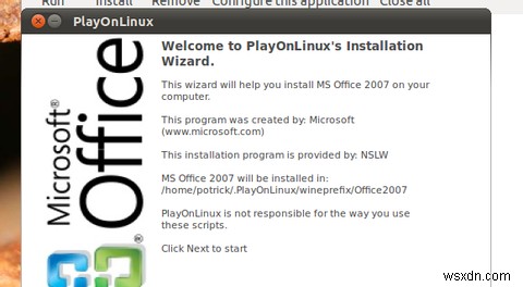 วิธีการติดตั้ง Microsoft Office 2007 บน Linux อย่างง่ายดาย 