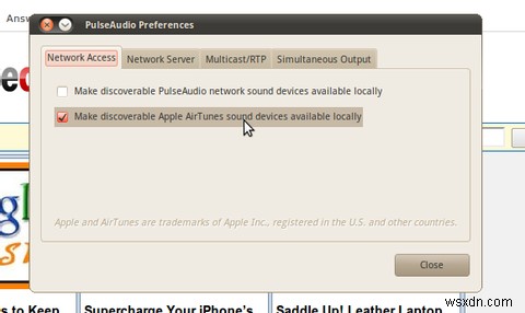 วิธีใช้ Apple AirTunes ใน Ubuntu 