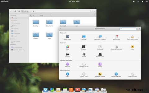 Pantheon อธิบาย:ดูที่ Minimalist Elementary OS Desktop 