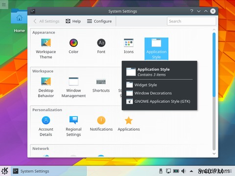 อธิบาย KDE:ดูอินเทอร์เฟซเดสก์ท็อปที่กำหนดค่าได้มากที่สุดของ Linux 