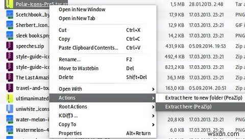 สร้างเครื่องผลิตลินุกซ์ของคุณเองด้วยเมนูบริการของ KDE 