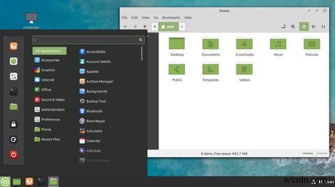 MATE กับ GNOME Shell กับ Unity กับ Cinnamon Desktop อธิบายสภาพแวดล้อม 