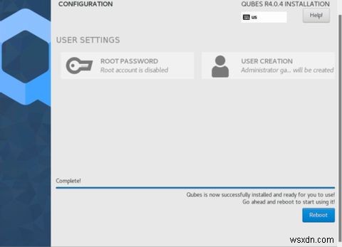 วิธีการติดตั้ง Qubes OS บน VirtualBox 