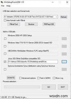 วิธีการติดตั้งระบบปฏิบัติการที่สามารถบู๊ตได้หลายระบบบน USB Stick 