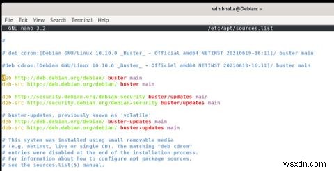 กดปุ่มเป้า:อัปเกรด Debian 10 Buster เป็น 11 Bullseye 