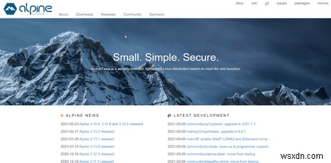 Alpine Linux:สูดอากาศสดชื่นบนภูเขาสำหรับผู้เชี่ยวชาญ Linux 