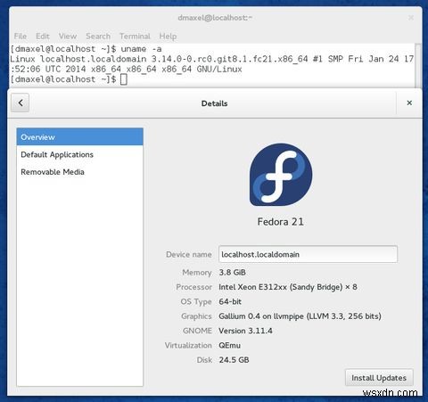 อยู่บนขอบเลือดของ Linux ด้วย Fedora Rawhide 