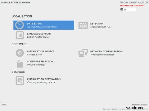 อยู่บนขอบเลือดของ Linux ด้วย Fedora Rawhide 