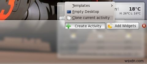 ใช้ประโยชน์จากคุณสมบัติเดสก์ท็อปของ KDE:กิจกรรม วิดเจ็ต &แดชบอร์ด [Linux] 