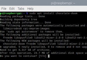 วิธีเรียกใช้ Doom บน Raspberry Pi (ไม่มีโปรแกรมจำลอง) 