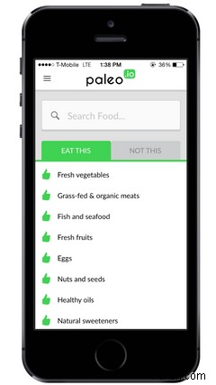 7 แอพที่ดีที่สุดสำหรับผู้เสพ Paleo