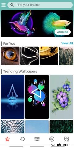 แอพ Android ที่ดีที่สุดสำหรับการค้นหาวอลเปเปอร์ที่ไม่ซ้ำใคร 