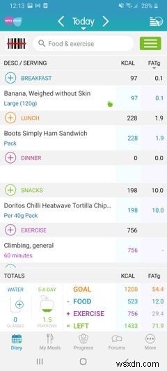 6 ทางเลือกที่ดีที่สุดสำหรับ MyFitnessPal สำหรับ Android และ iPhone 