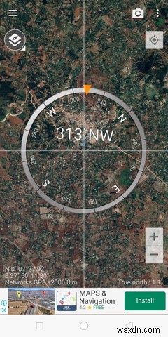 แอพเข็มทิศที่ดีที่สุด 9 อันดับสำหรับ Android 