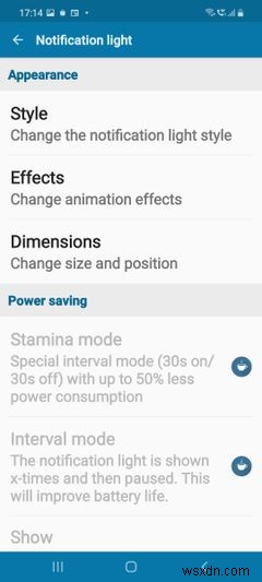 วิธีเปิดใช้งานการแจ้งเตือนคัตเอาท์กล้อง LED บนโทรศัพท์ Samsung 