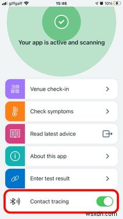 วิธีใช้แอปติดตามการติดต่อ NHS COVID-19 