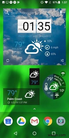 7 วิดเจ็ตสภาพอากาศที่ดีที่สุดสำหรับ Android 