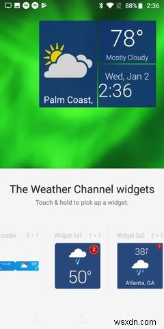 7 วิดเจ็ตสภาพอากาศที่ดีที่สุดสำหรับ Android 