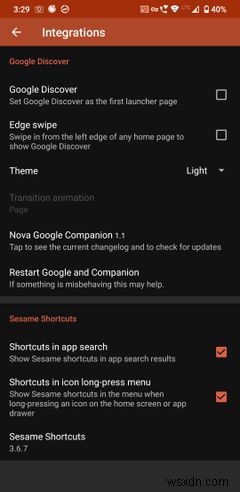 9 คำแนะนำสำหรับผู้ใช้ขั้นสูงสำหรับ Nova Launcher Prime บน Android 