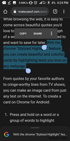 4 คุณสมบัติ Chrome ที่มีประโยชน์บน Android ที่คุณอาจไม่ได้ใช้ 