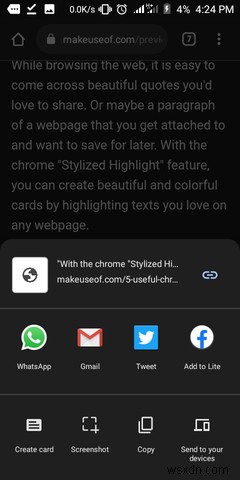 4 คุณสมบัติ Chrome ที่มีประโยชน์บน Android ที่คุณอาจไม่ได้ใช้ 