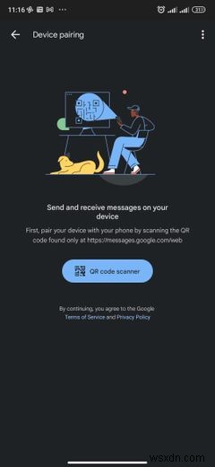 วิธีใช้ Google Messages สำหรับเว็บ 