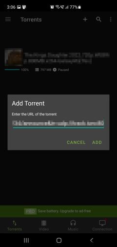 วิธีการสตรีมไฟล์ Torrent โดยไม่ต้องดาวน์โหลดบน Android 