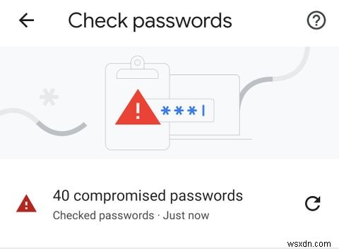 วิธีเปลี่ยนรหัสผ่านที่ถูกบุกรุกอย่างรวดเร็วใน Chrome สำหรับ Android