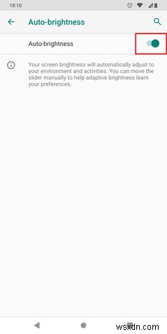 วิธีปิดความสว่างอัตโนมัติใน Android