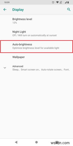วิธีปิดความสว่างอัตโนมัติใน Android